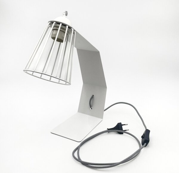 Lampă de birou NANDO 1xE27/15W/230V, albă