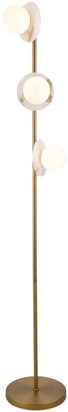 Endon 120042 - Lampadar CERCHIO 3xG9/5W/230V alamă