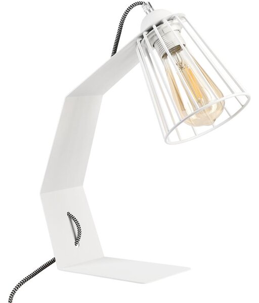 Lampă de birou NANDO 1xE27/15W/230V, albă