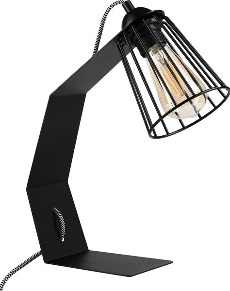 Lampă de masă NANDO 1xE27/15W/230V neagră