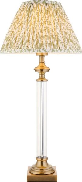 Endon 122515 - Lampă de masă AVEBURY 1xE27/10W/230V alamă/verde