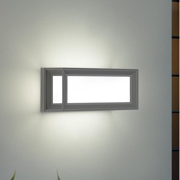 Brilagi - Aplica LED de exterior PARKER LED/12W/230V gri IP44