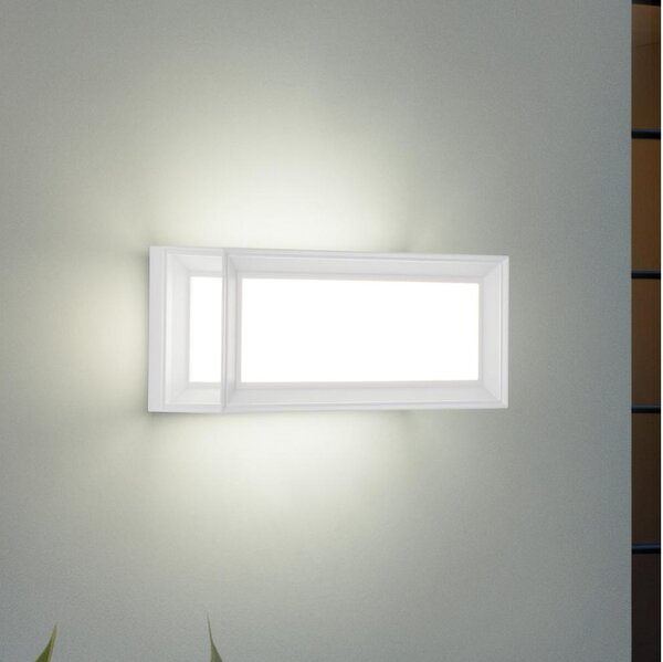 Brilagi - Aplica de perete pentru exterior PARKER LED, 12W, 230V, albă, IP44