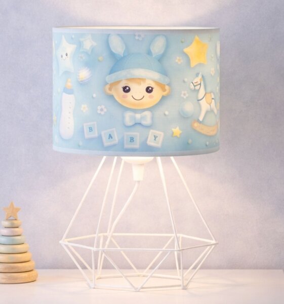 Lampă de masă pentru copii KIDS ROOM 1xE27/60W/230V, diametru 18 cm, astronaut