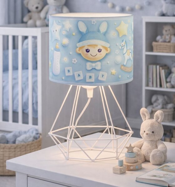 Lampă de masă pentru copii KIDS ROOM 1xE27/60W/230V, diametru 18 cm, astronaut