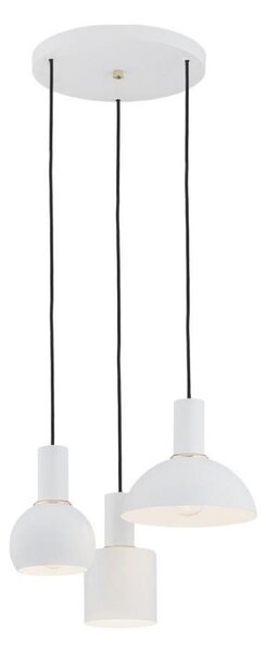 Lustră pe cablu SINES 3xE27/15W/230V albă Argon 1468