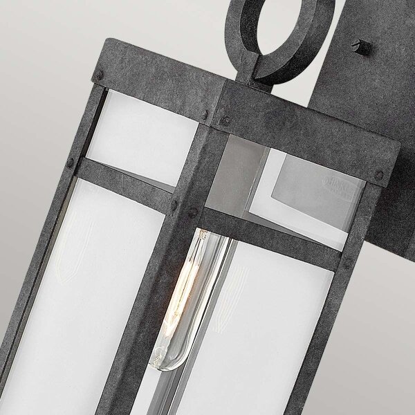 Quintiesse QN-PORTER-M-DZ - Aplica de perete pentru exterior PORTER M 1xE27/60W/230V IP44 negru
