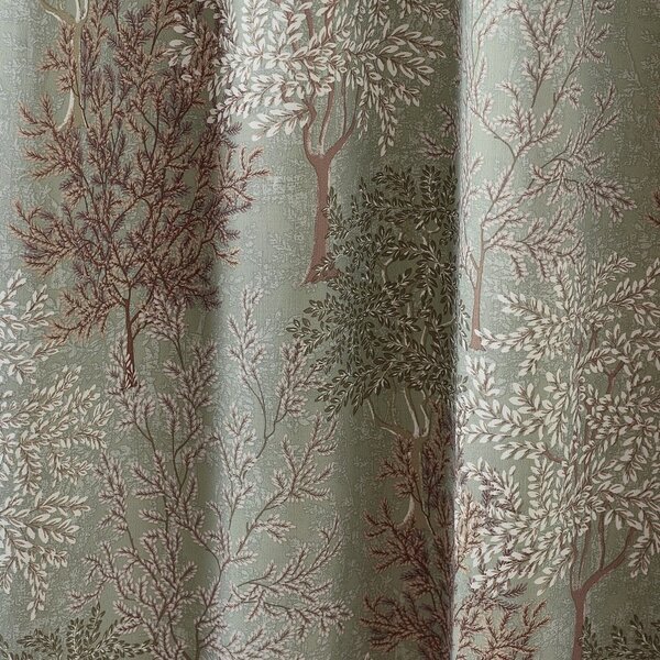 Draperii verzi 2 buc. 168x229 cm Woodland Trees – Catherine Lansfield