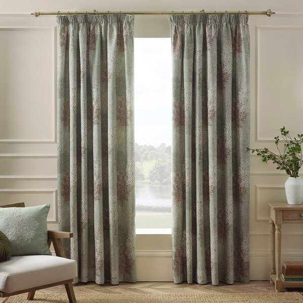Draperii verzi 2 buc. 168x229 cm Woodland Trees – Catherine Lansfield