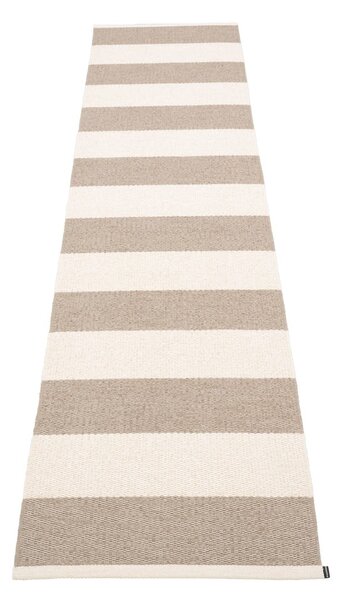 Covor tip traversă pentru interior și exterior bej/crem 70x300 cm Bob Mud Vanilla – Pappelina