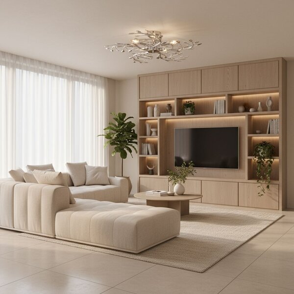 Lampă de tavan EBT020-5C CHROME