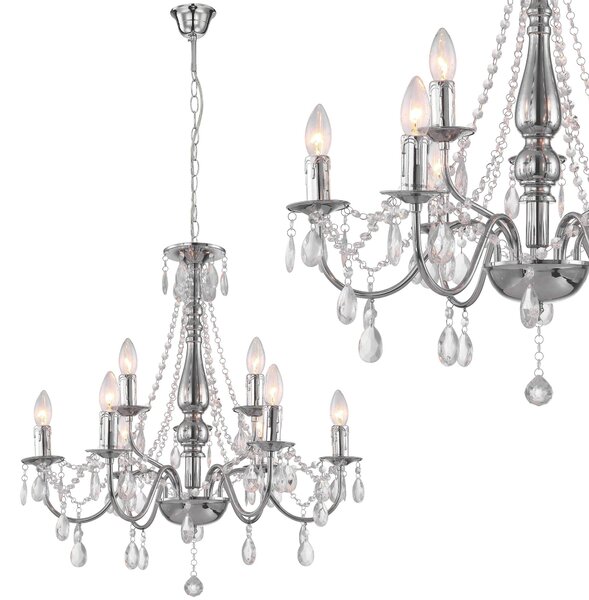 Lampă suspendată EBT016-9CP CHROME
