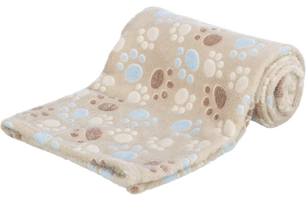 Pătură bej pentru câini din polar/fleece 100x70 cm Trixie Laslo – Plaček Pet Products