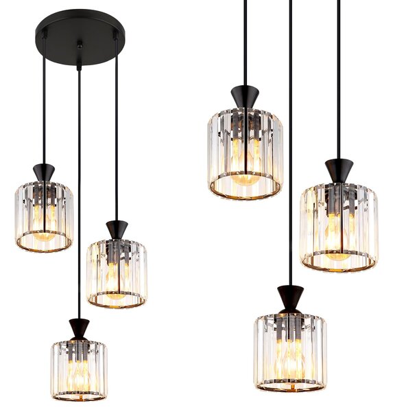 Lampă suspendată EBT025-3CP BLACK