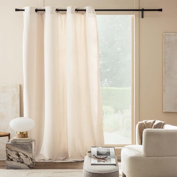 Draperie crem din material bouclé 140x260 cm Winona – douceur d'intérieur