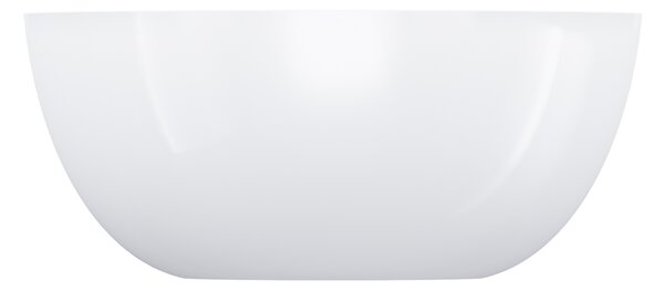Omnires Shell M+ lavoar 35x35 cm rotund de blat alb luciu SHELL350UNBP