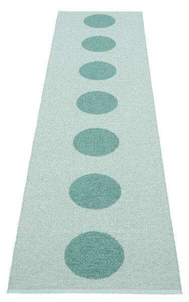 Covor tip traversă pentru interior și exterior turcoaz 70x280 cm Vera Pop Jade – Pappelina