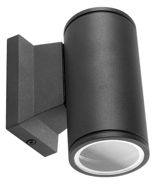 Aigostar - Aplică de exterior 1xGU10/230V IP65 neagră rotundă