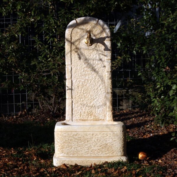 Fântână din beton pentru grădină Perugia, bej