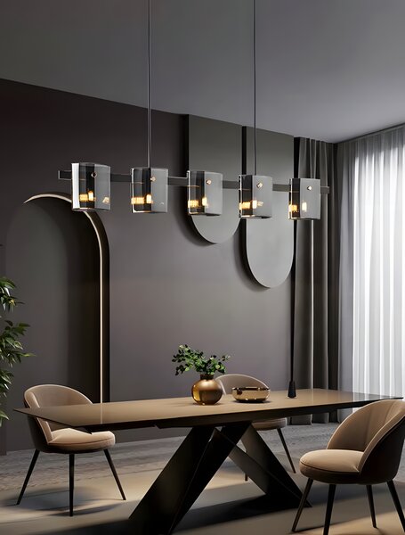 Lampă de tavan APP1706-5CP GREY G9