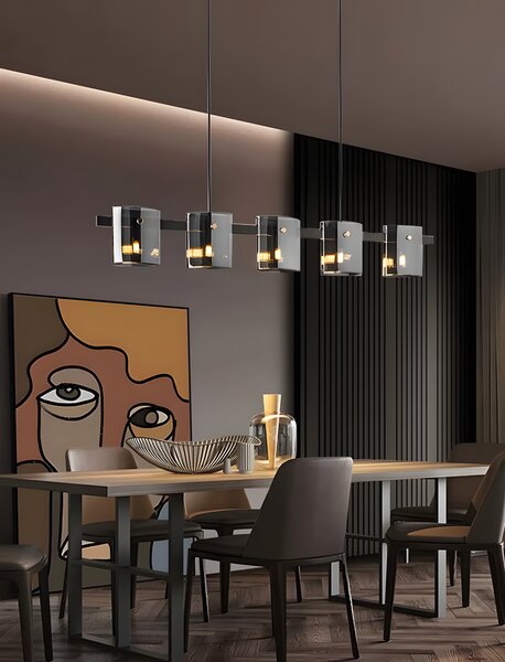 Lampă de tavan APP1706-5CP GREY G9