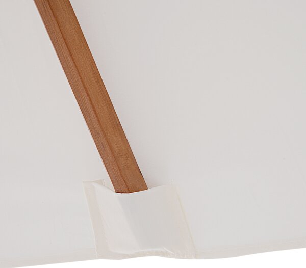 Outsunny Umbrelă de Grădină cu Mecanism de Înclinare, Design Clasic, 2x1.5m, Bej | Aosom Romania