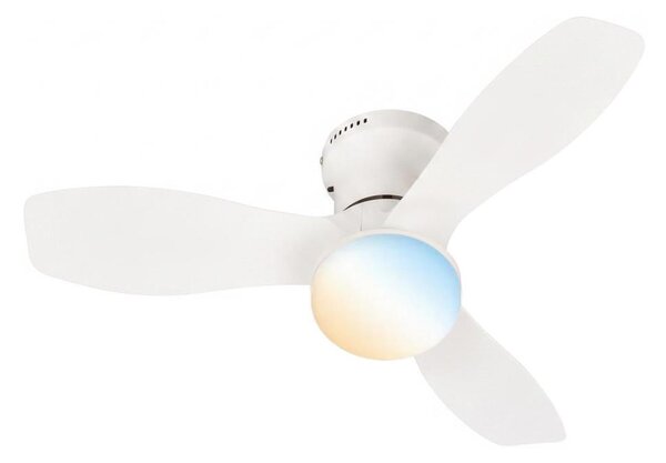 Brilo - Ventilator de tavan LED reglabil PAN LED/15W/230V 3000-6500K alb+telecomandă