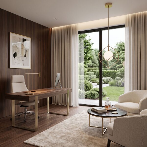 Lampă suspendată APP1210-1CP Gold