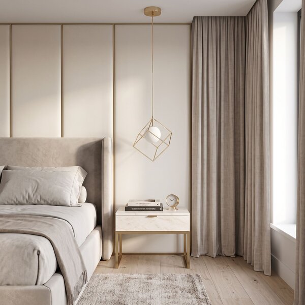 Lampă suspendată APP1210-1CP Gold