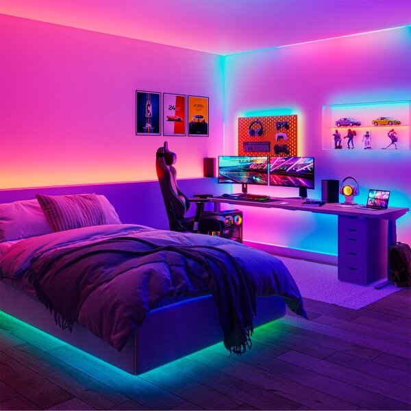 Philips - Bandă LED RGBIC reglabilă SMART STRIP 10m LED/43W/230V 2700/6500K Wi-Fi