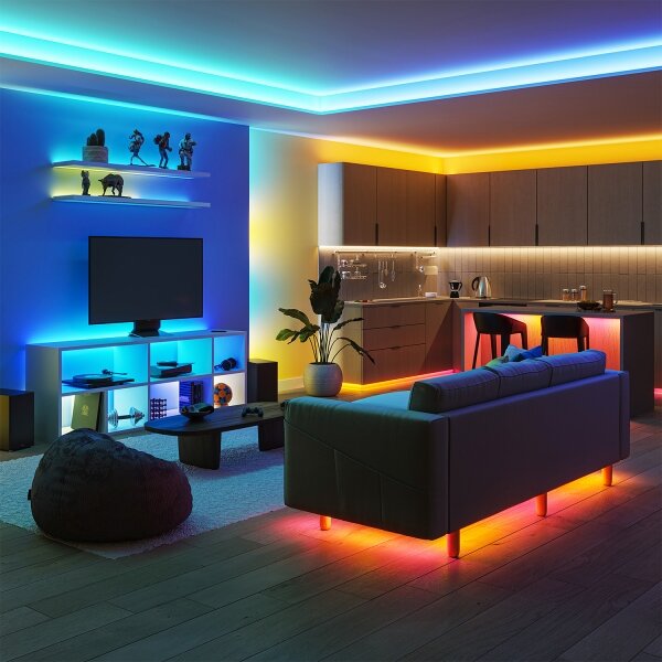 Philips - Bandă LED RGBIC reglabilă SMART STRIP 10m LED/43W/230V 2700/6500K Wi-Fi