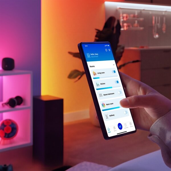 Philips - Set de 3 prize inteligente SCHUKO 2300W Wi-Fi