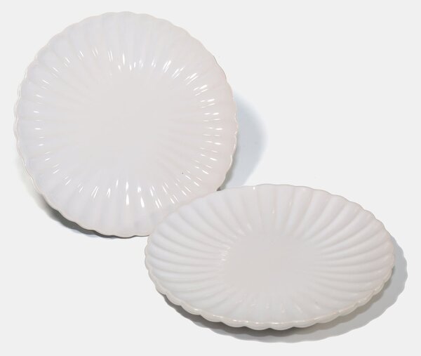 Sinsay - Set de 2 farfurii - alb