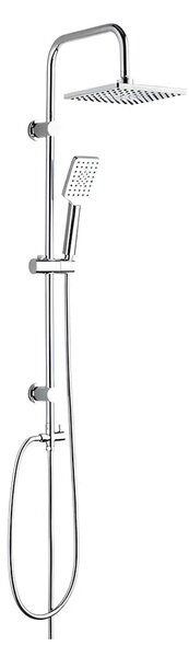 Coloana de dus cu para fixa si mobila Diplon BGQ1614, Alama, 1m, Comutator, Culoare Argintiu Cromat
