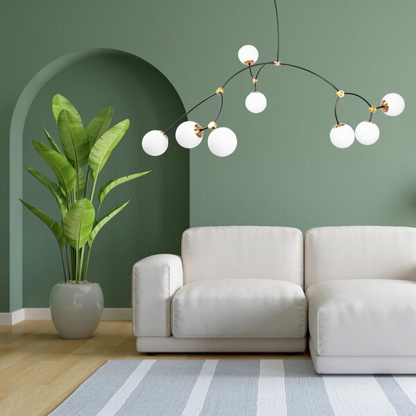Lampă de tavan BLACK MAT APP1673-8CP