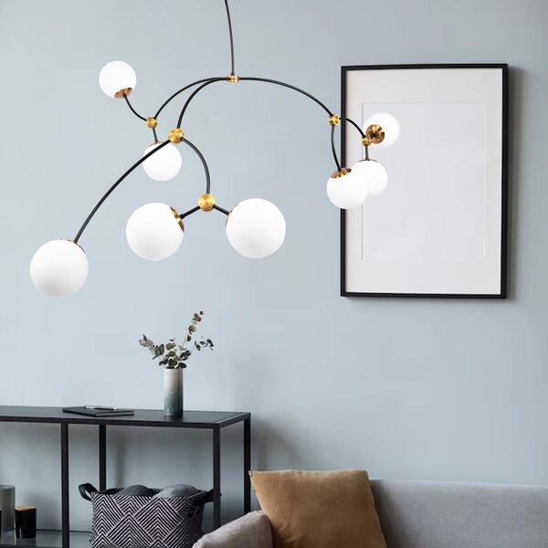 Lampă de tavan BLACK MAT APP1673-8CP