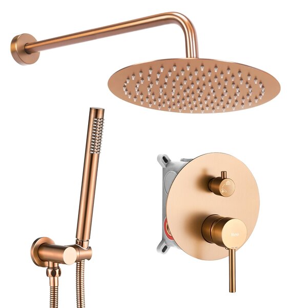 Set de dus incastrat Rea Lungo Copper Brush + BOX