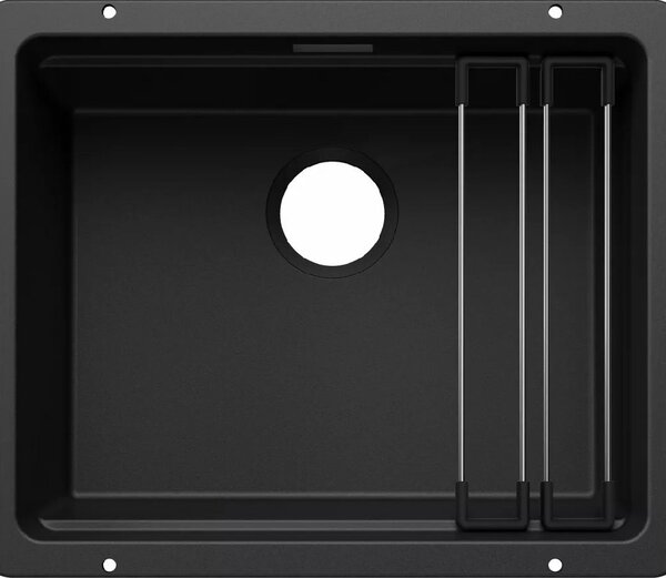 Blanco Etagon 500-U chiuvetă din granit 53x46 cm negru 527754