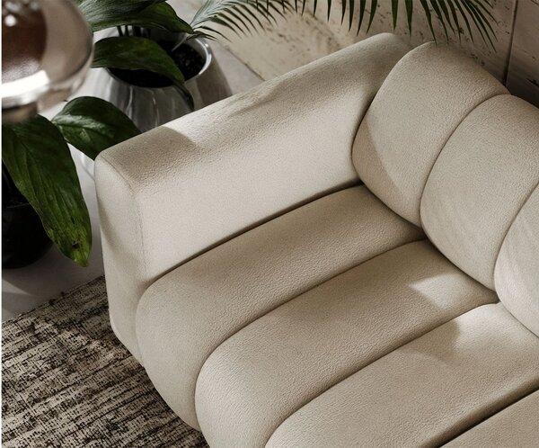 Canapea lemn masiv Bummel, 210 × 97 × 77 cm