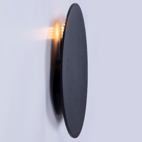 Kaja Rega lampă de perete 1x10 W negru K-4636