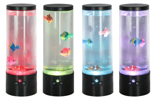 Zuma Line Aqua lampă de noapte rgb 1x2.25 W negru-transparent 87946
