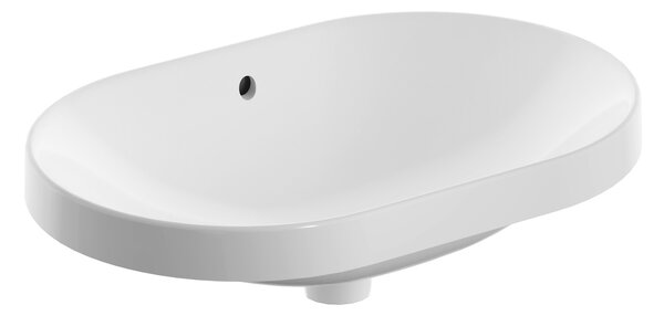Geberit Variform lavoar 60x40 cm ovale încastrat alb luciu 500.728.01.2