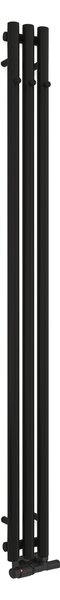 Oltens Stang calorifer de baie decorativ 180x15 cm negru mat 55011300