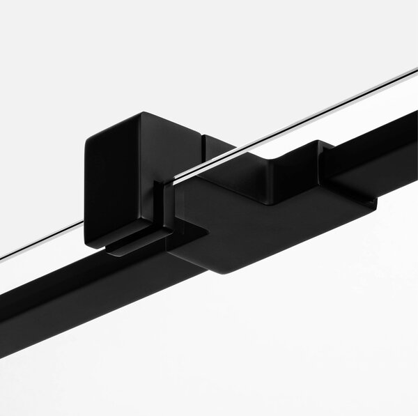 New Trendy Avexa Black cabină de duș 120x100 cm dreptunghiular negru mat/sticlă transparentă EXK-1595