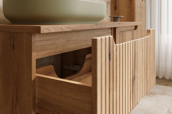Comad Nova Coast Evoke dulap 50x39x57 cm sub chiuveta pe perete stejar NOVA COAST EVOKE 82-50-40-2S