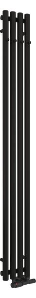 Oltens Stang calorifer de baie decorativ 180x20.5 cm negru mat 55012300
