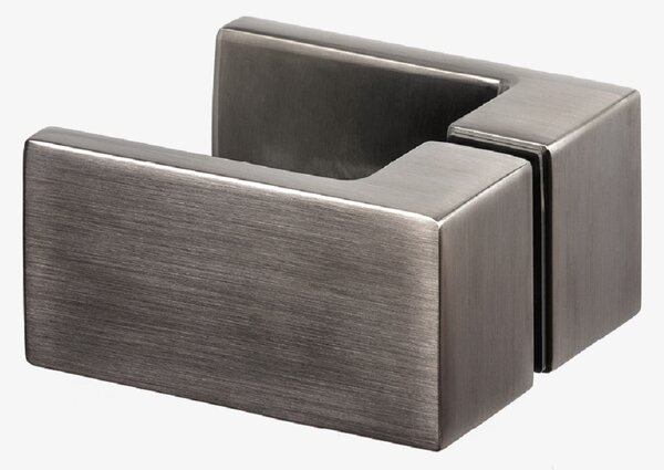 New Trendy Avexa Gunmetal Brushed cabină de duș 80x80 cm gunmetal periat/sticlă transparentă EXK-3829