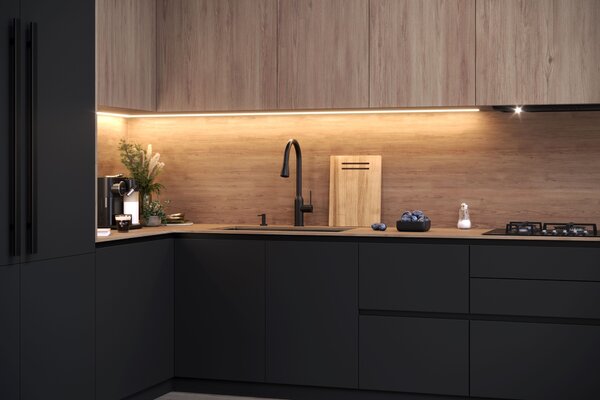 Quadron Logan chiuveta graniteq 55x46 cm negru HCQL5646U7-BLM_U