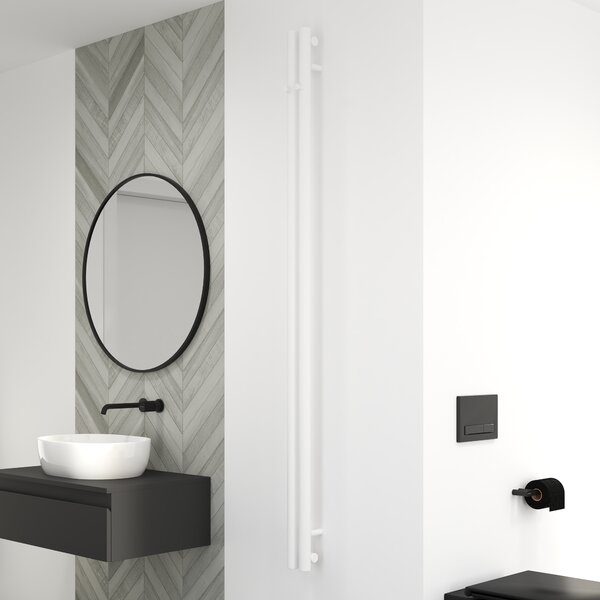 Oltens Stang calorifer de baie decorativ 180x9.5 cm alb 55010000