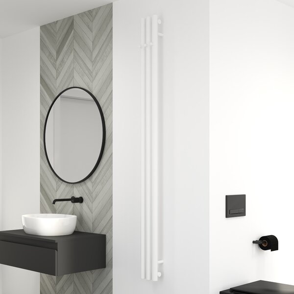 Oltens Stang calorifer de baie decorativ 180x15 cm alb 55011000